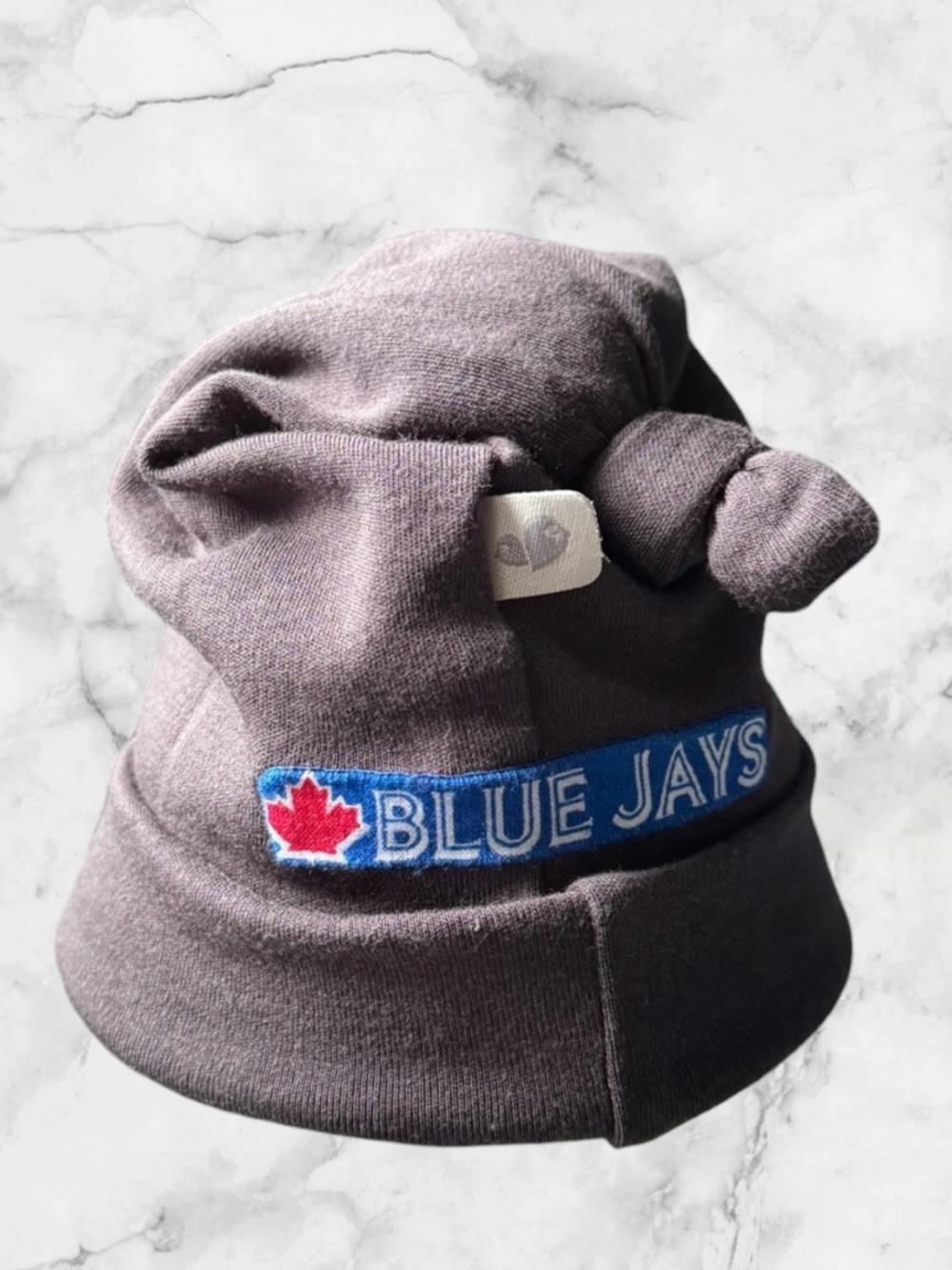 🆕Infant Grey Beanie with Toronto Blue Jays - Picture 5 of 16